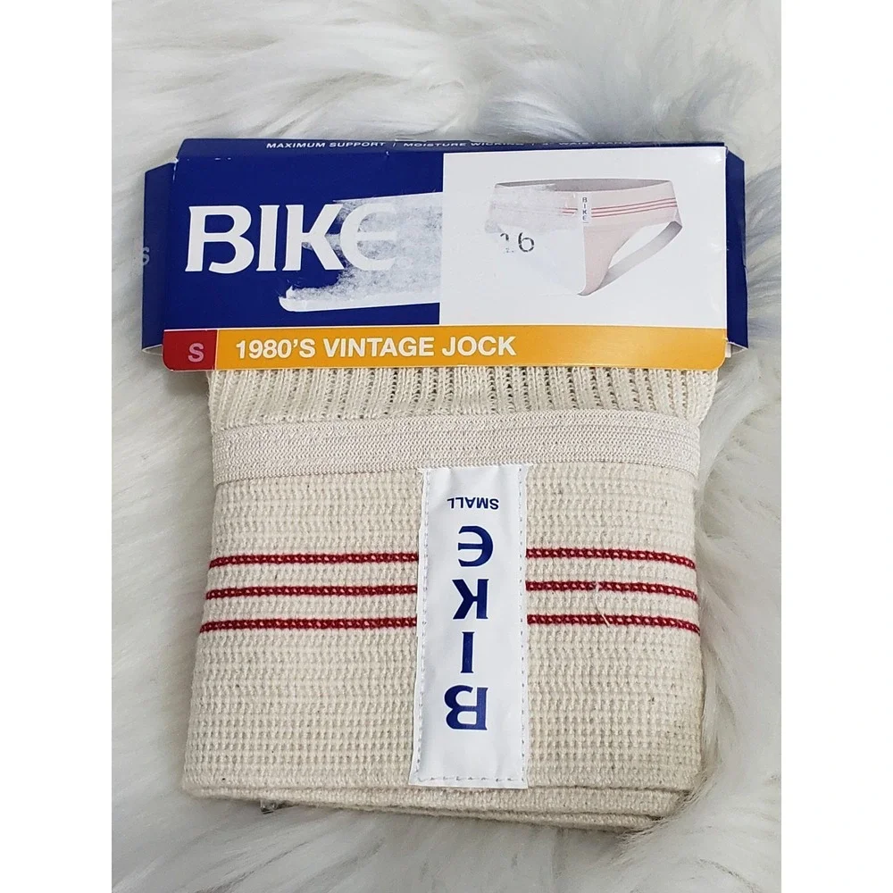 NEW Vintage 80's BIKE Adult Supporter Jockstrap Size Small 30-31 INCHES RETRO